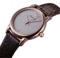 Montre Emporio Armani Femme Luigi in Acier plaqué or rose AR1813 - AR1813